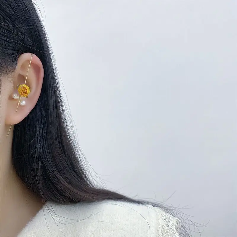 Rose and Butterfly Hook Earring Collection