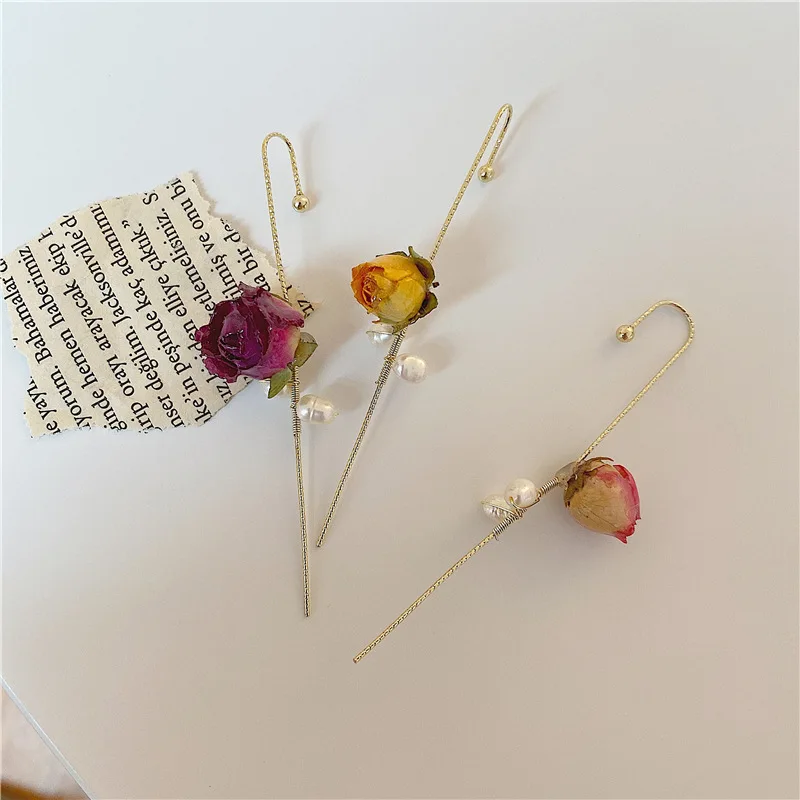 Rose and Butterfly Hook Earring Collection