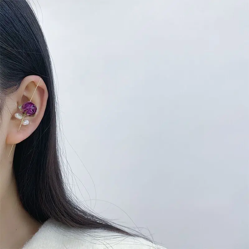 Rose and Butterfly Hook Earring Collection