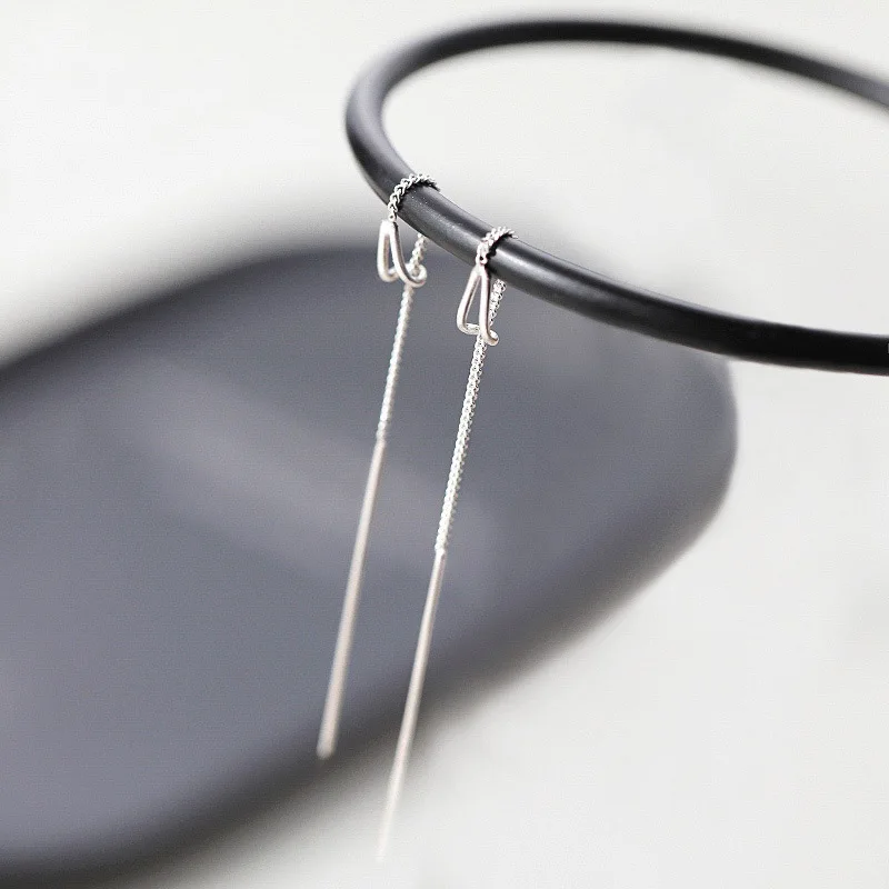 Trio Waterdrop Threader Earrings