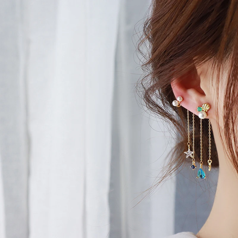 Blue Earring