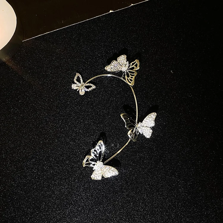 Hollow Butterfly Ear Clips