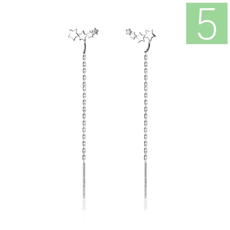 Heart Threader Earrings