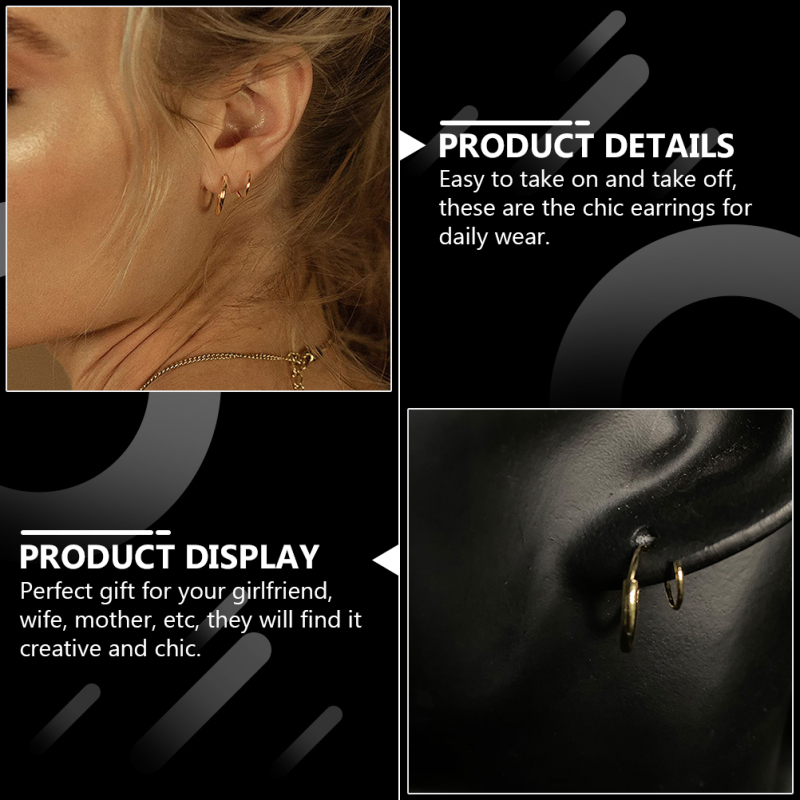 Minimalist Huggie Hoop Earrings