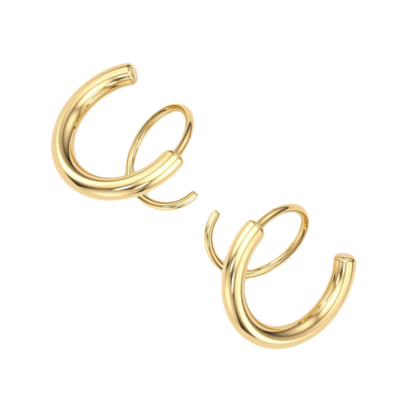 Minimalist Huggie Hoop Earrings