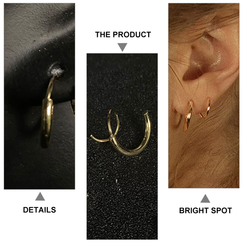 Minimalist Huggie Hoop Earrings