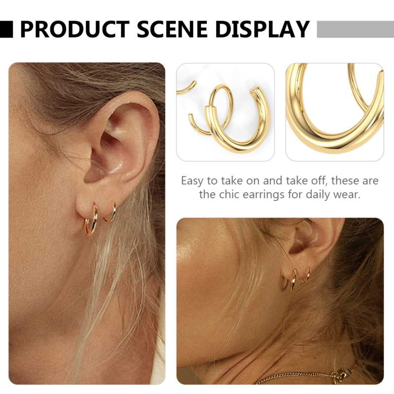 Minimalist Huggie Hoop Earrings