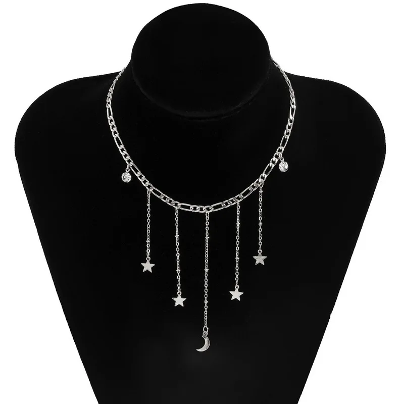 Star Luna Tassel Necklace