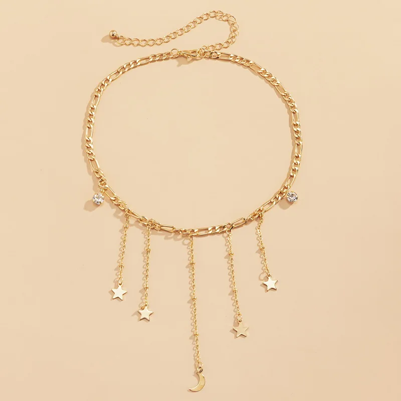 Star Luna Tassel Necklace