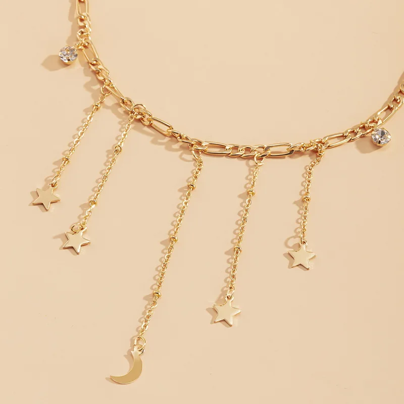 Star Luna Tassel Necklace