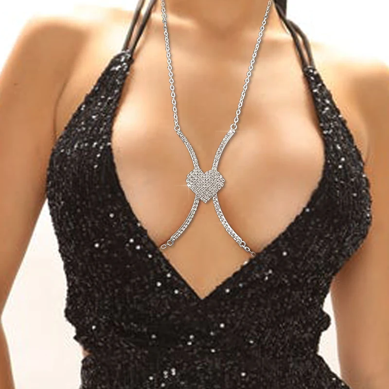 Simple X Shape Bra Chain