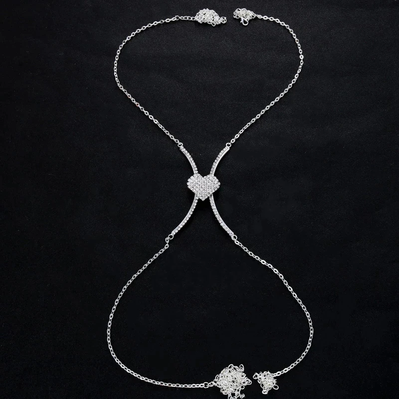 Simple X Shape Bra Chain