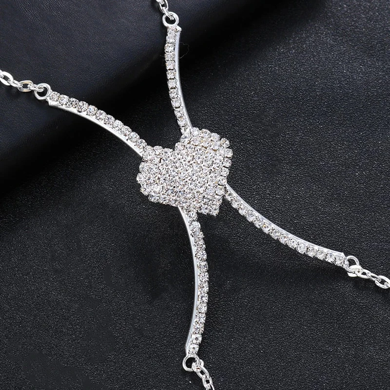 Simple X Shape Bra Chain