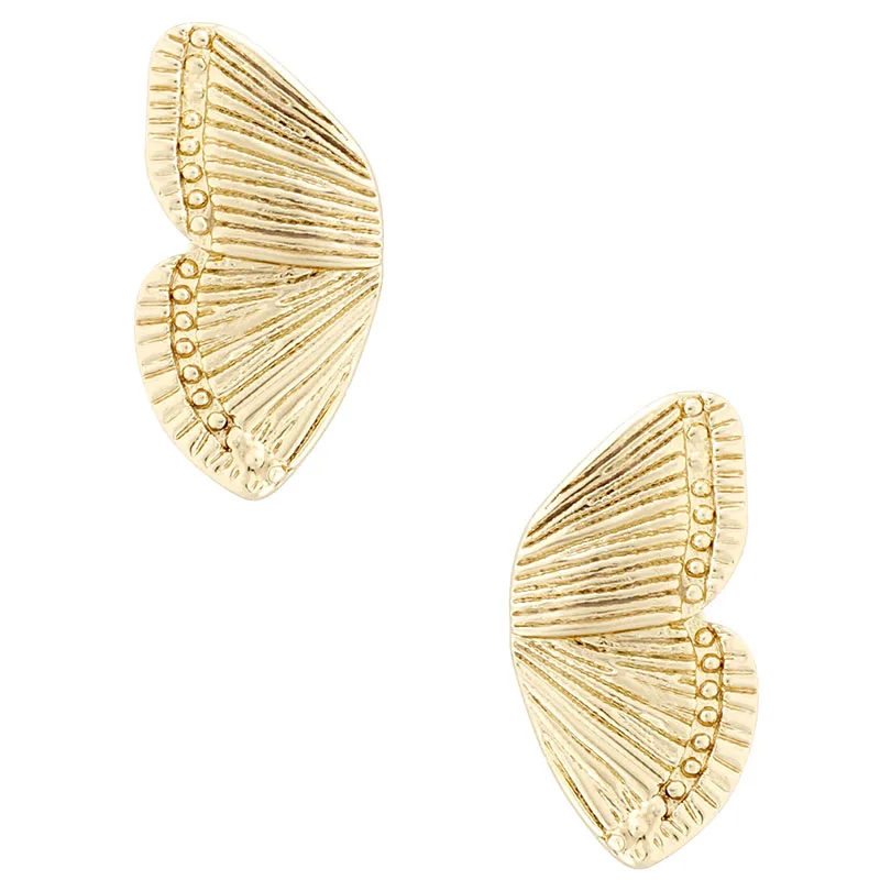 Butterfly Wing Stud Earrings