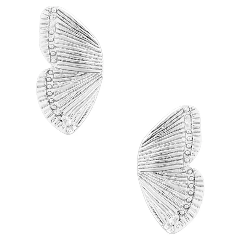 Butterfly Wing Stud Earrings