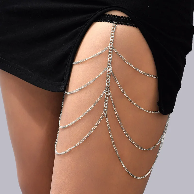 Dainty Layered Chic Womens Thigh Leg Chain