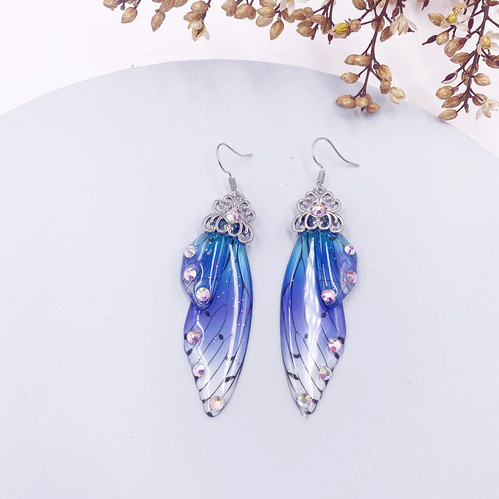 Butterfly Wing Drop Dangle Earrings Collection