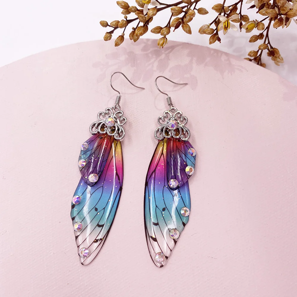 Butterfly Wing Drop Dangle Earrings Collection