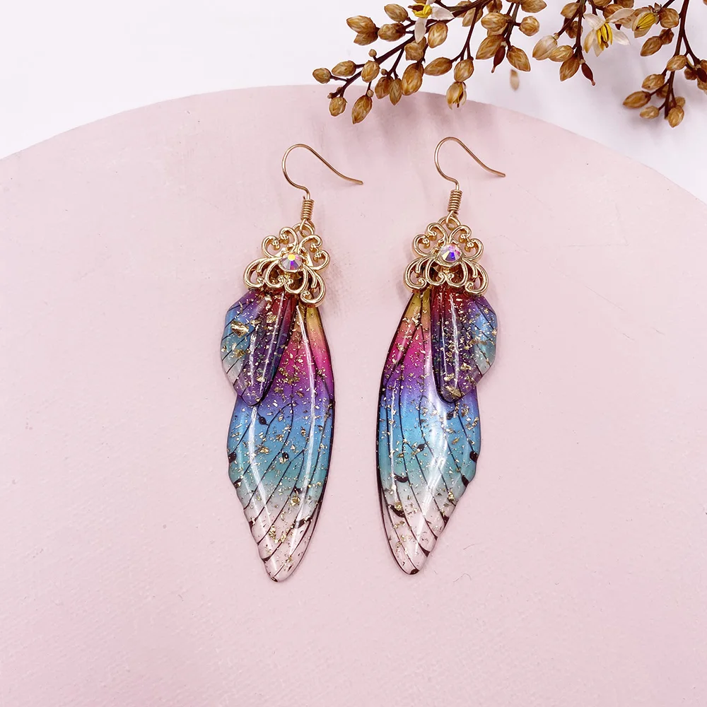 Butterfly Wing Drop Dangle Earrings Collection