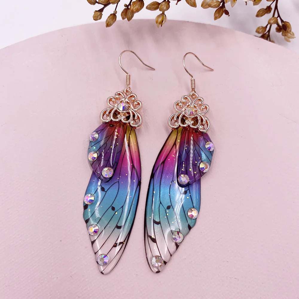 Butterfly Wing Drop Dangle Earrings Collection