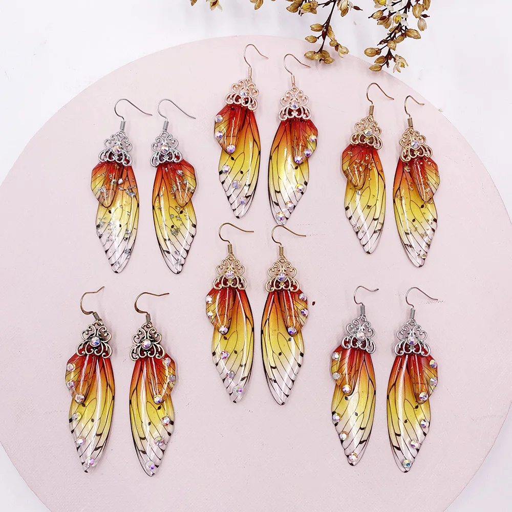 Butterfly Wing Drop Dangle Earrings Collection