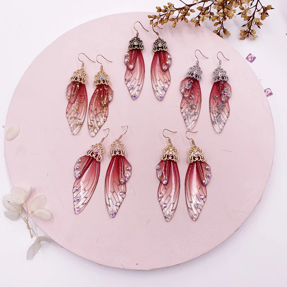 Butterfly Wing Drop Dangle Earrings Collection