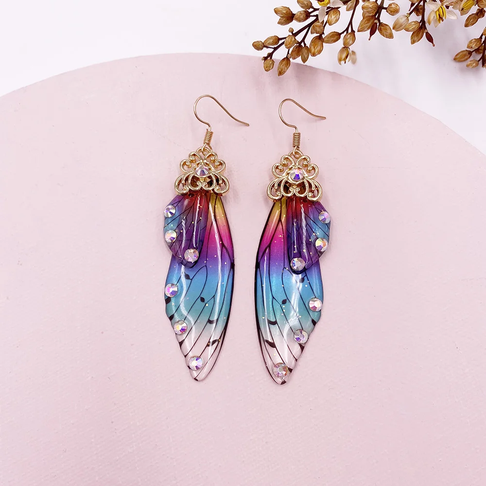 Butterfly Wing Drop Dangle Earrings Collection