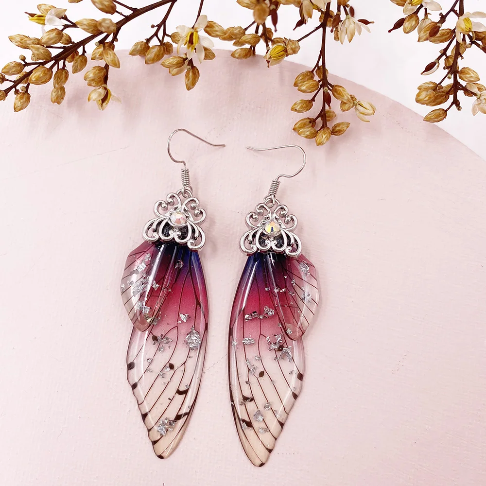 Butterfly Wing Drop Dangle Earrings Collection