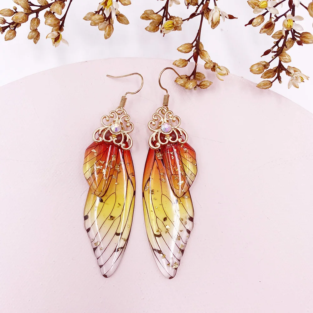 Butterfly Wing Drop Dangle Earrings Collection