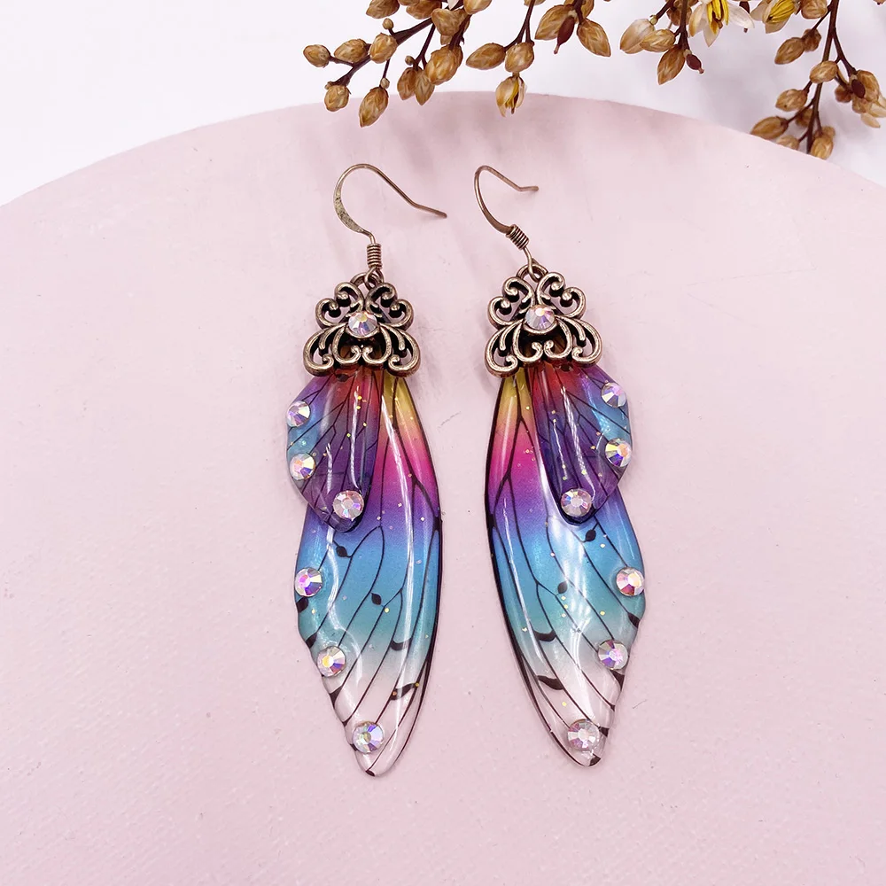 Butterfly Wing Drop Dangle Earrings Collection
