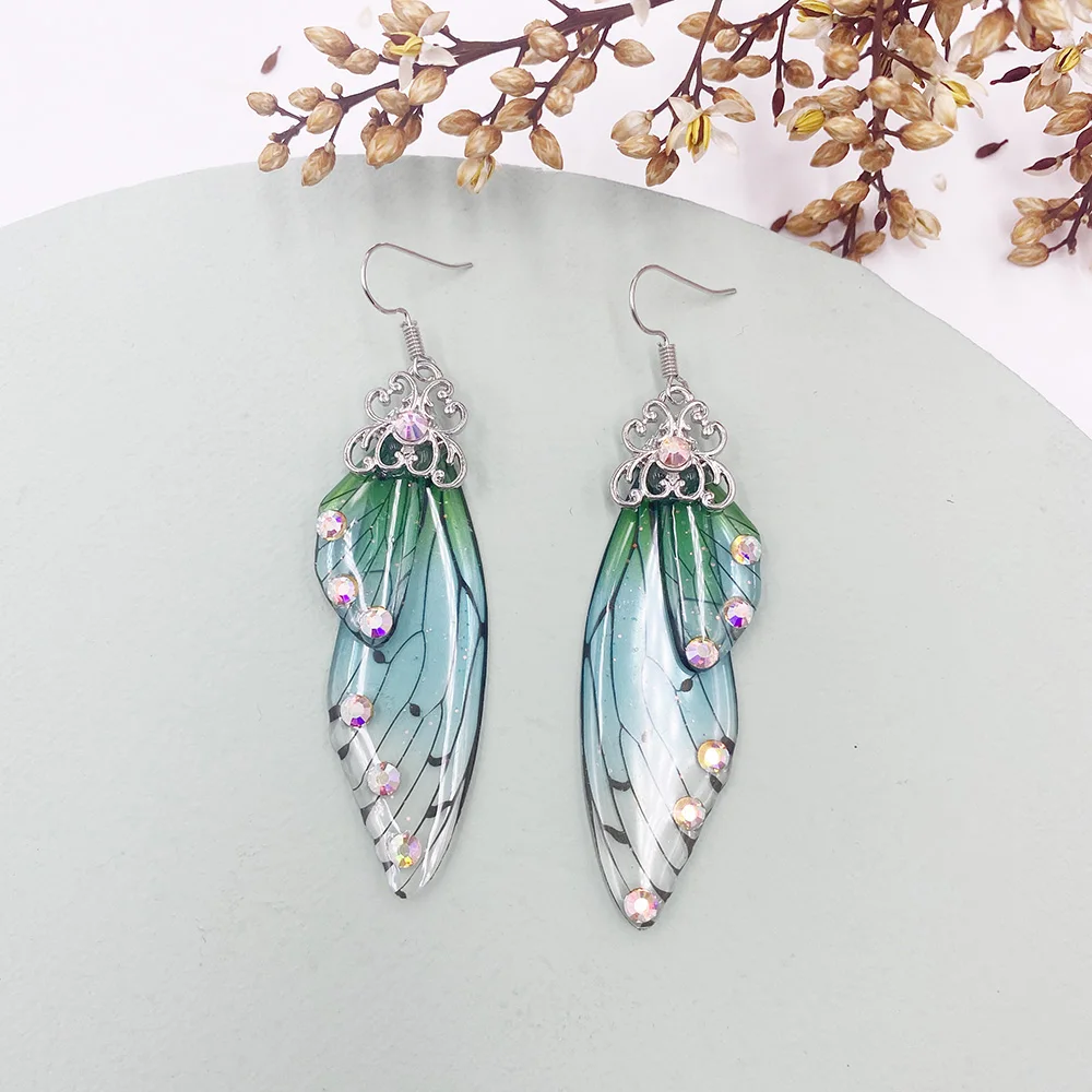 Butterfly Wing Drop Dangle Earrings Collection