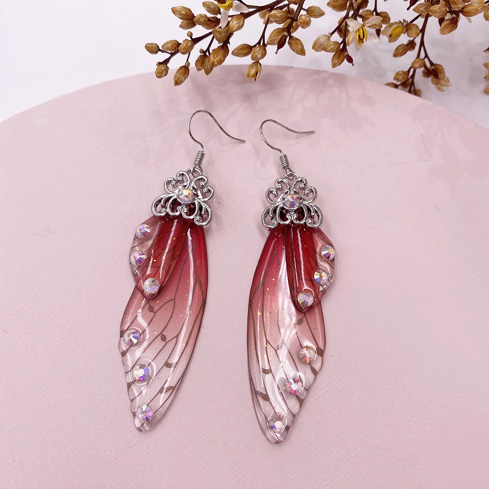 Butterfly Wing Drop Dangle Earrings Collection