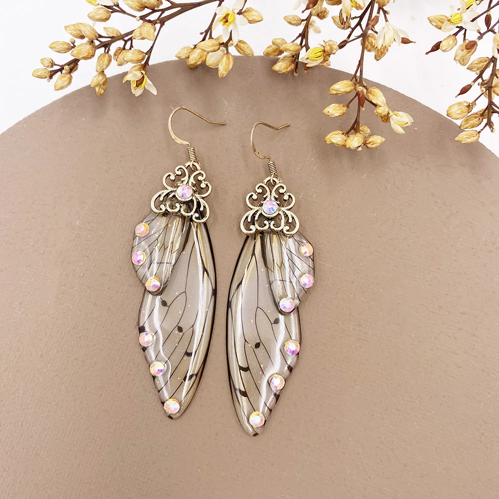 Butterfly Wing Drop Dangle Earrings Collection