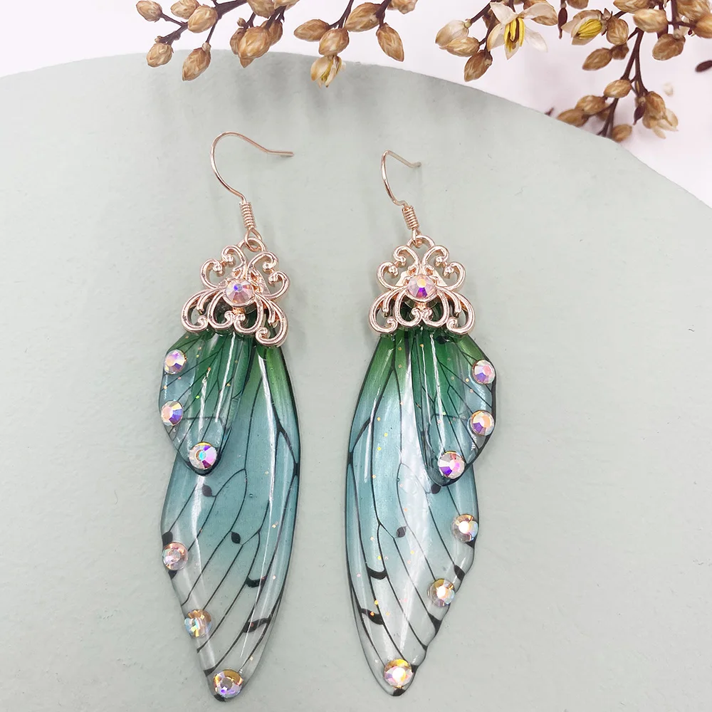 Butterfly Wing Drop Dangle Earrings Collection