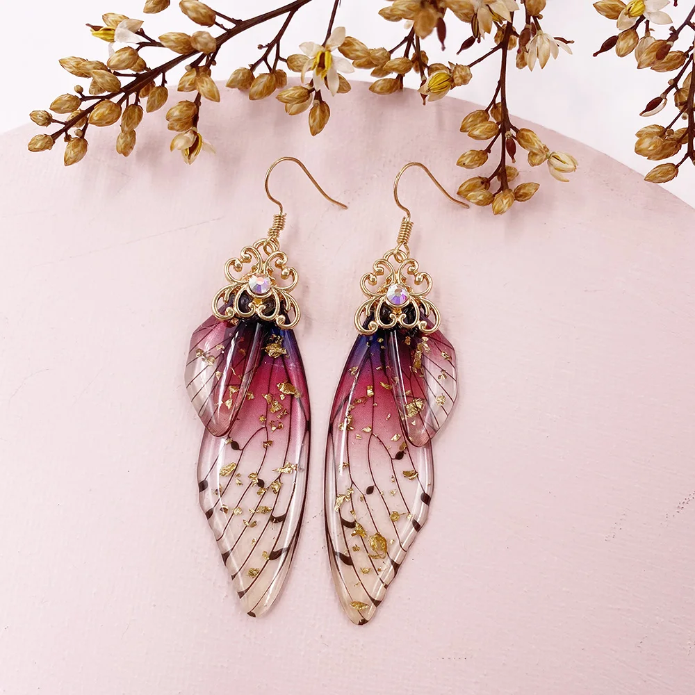 Butterfly Wing Drop Dangle Earrings Collection