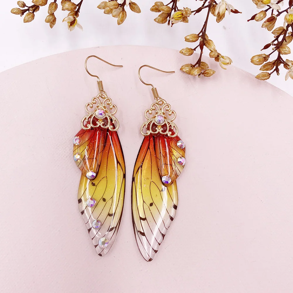 Butterfly Wing Drop Dangle Earrings Collection