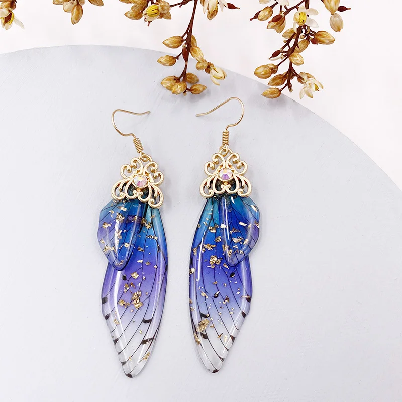 Butterfly Wing Drop Dangle Earrings Collection