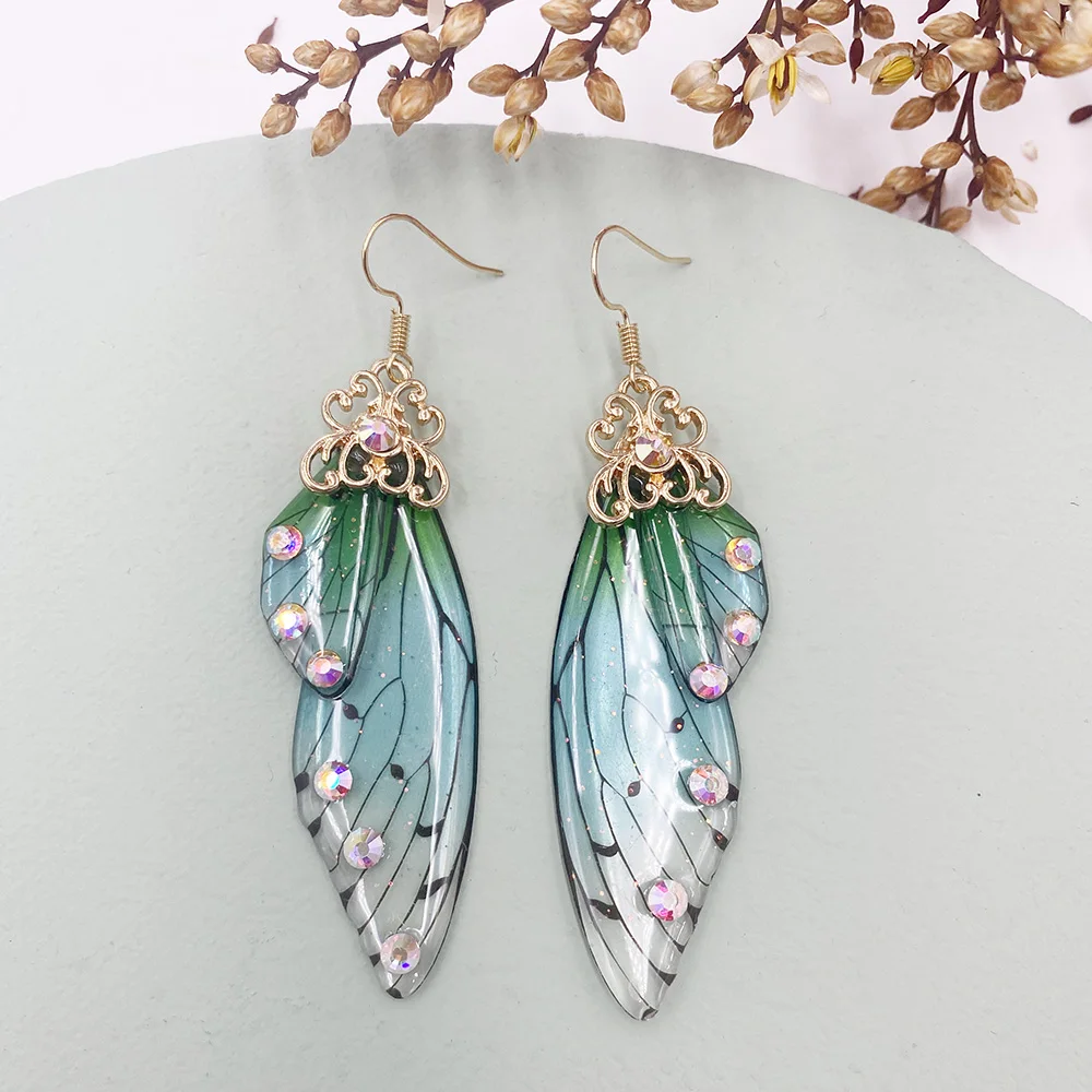 Butterfly Wing Drop Dangle Earrings Collection