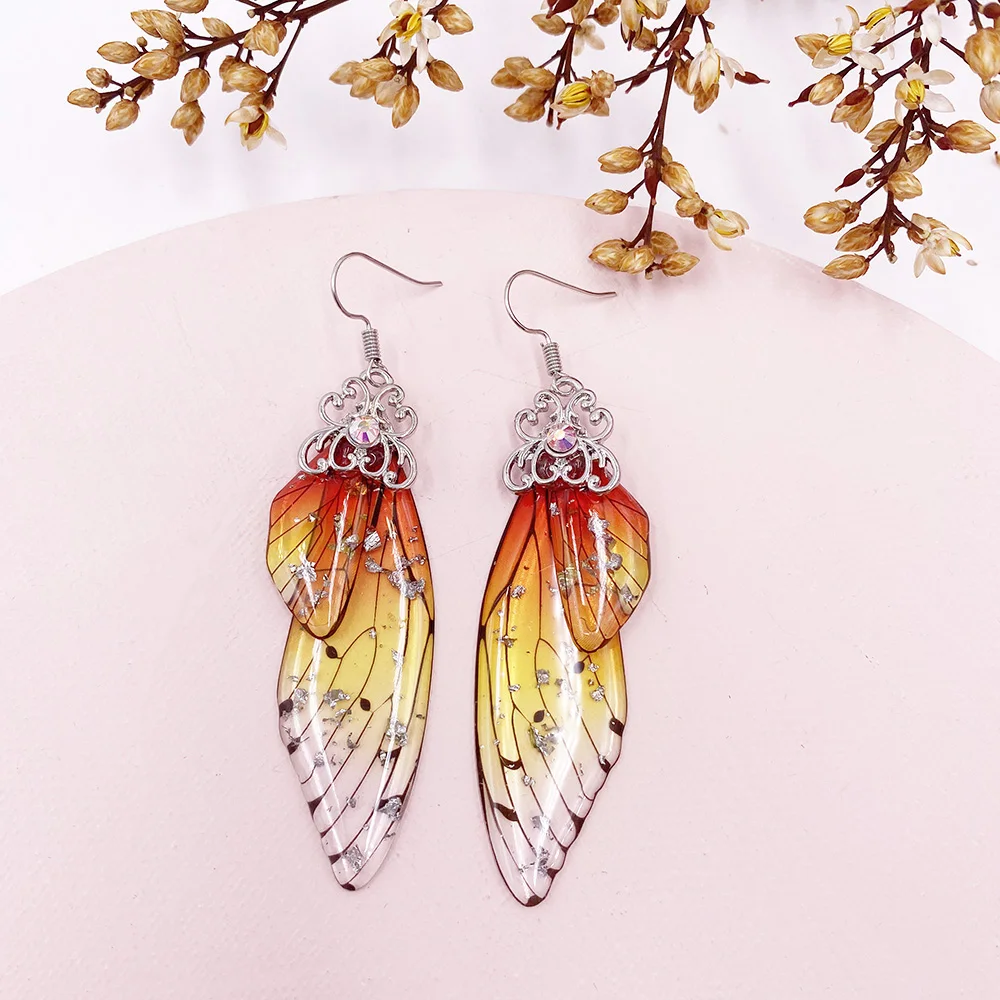 Butterfly Wing Drop Dangle Earrings Collection