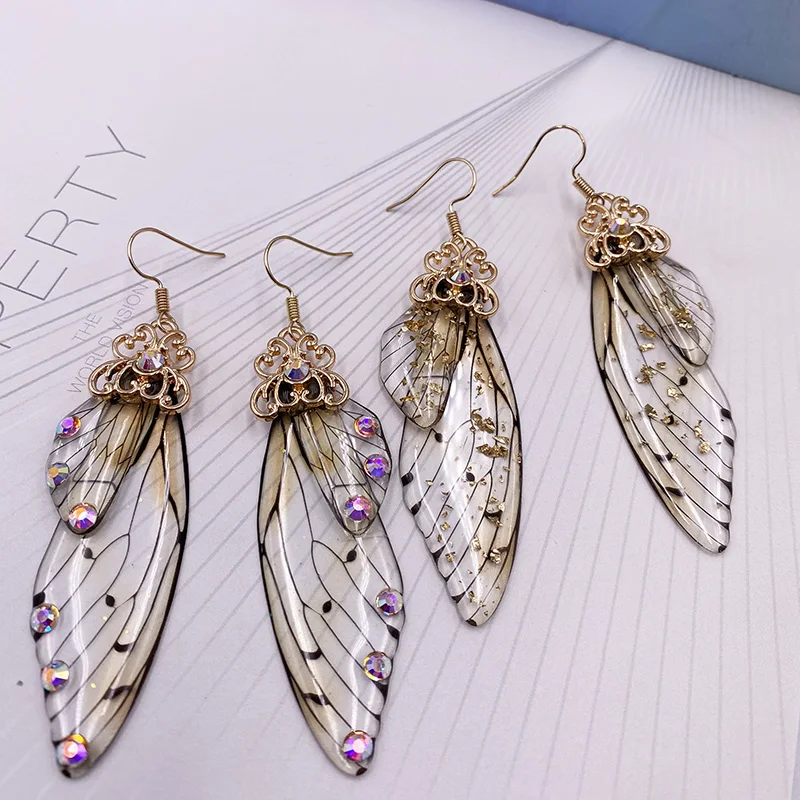 Butterfly Wing Drop Dangle Earrings Collection