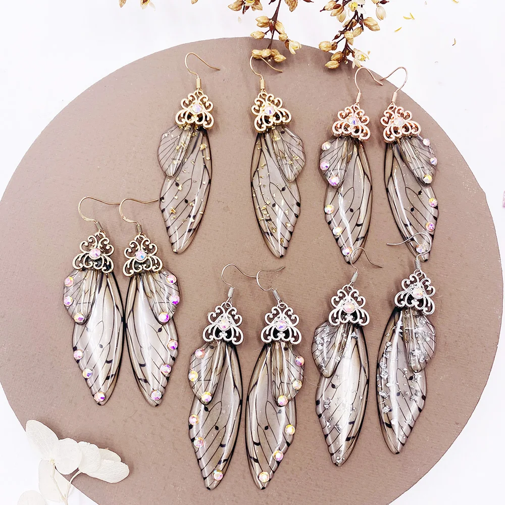 Butterfly Wing Drop Dangle Earrings Collection