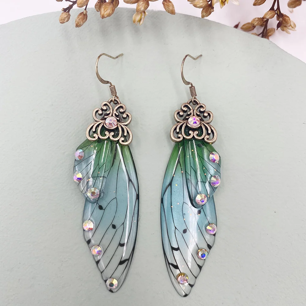 Butterfly Wing Drop Dangle Earrings Collection