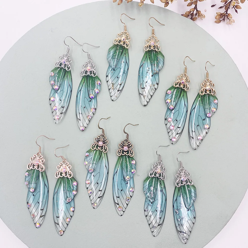 Butterfly Wing Drop Dangle Earrings Collection