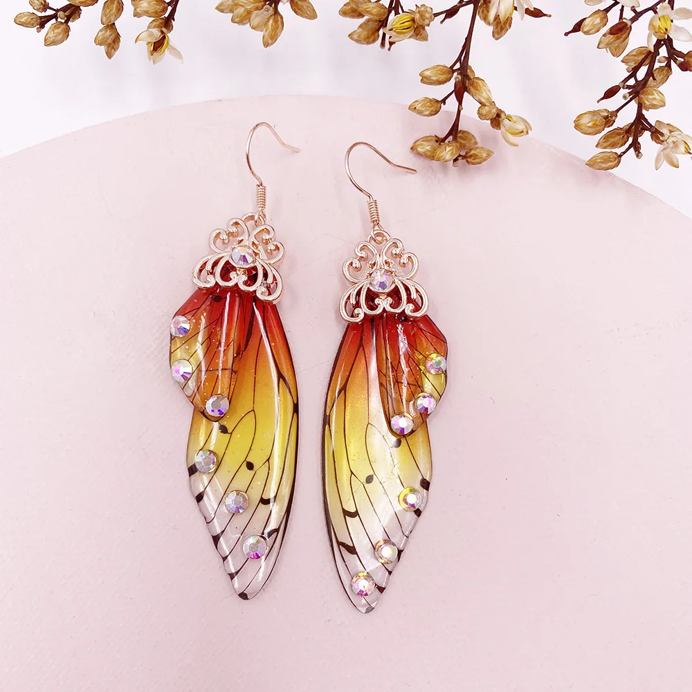 Butterfly Wing Drop Dangle Earrings Collection