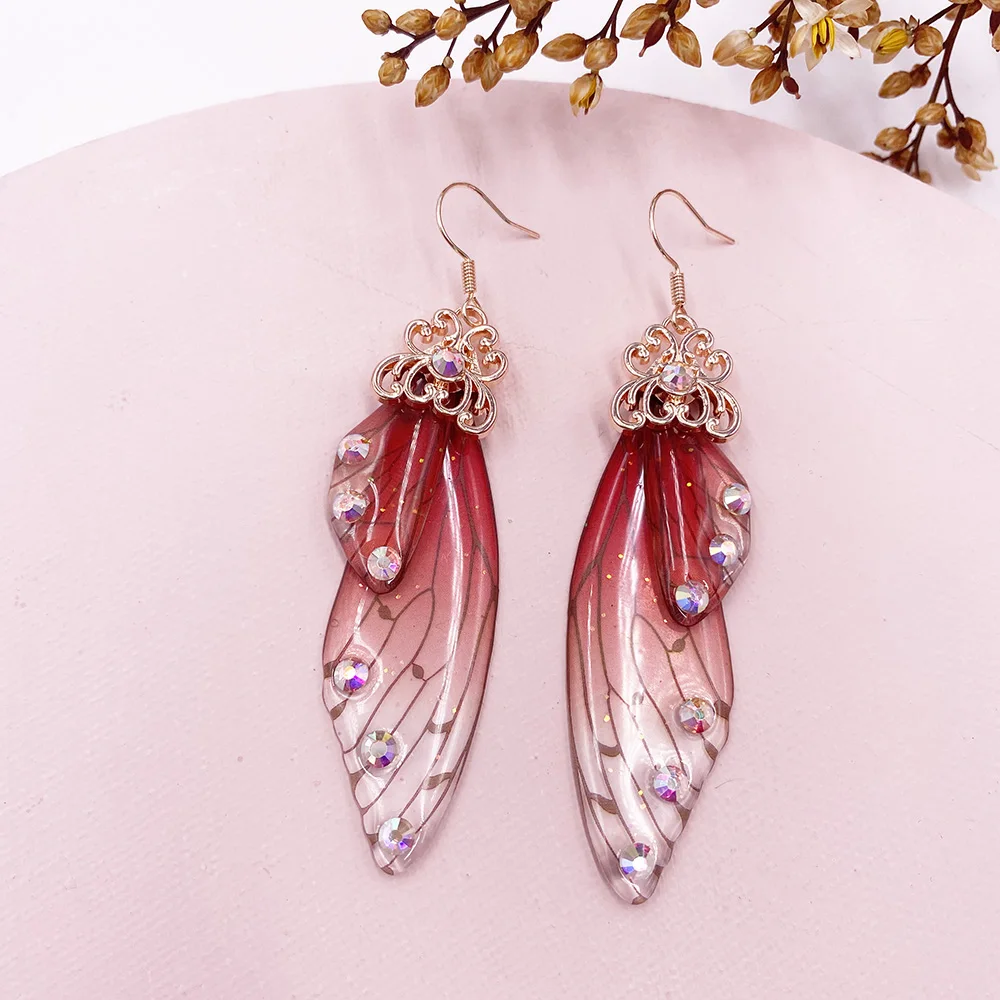 Butterfly Wing Drop Dangle Earrings Collection