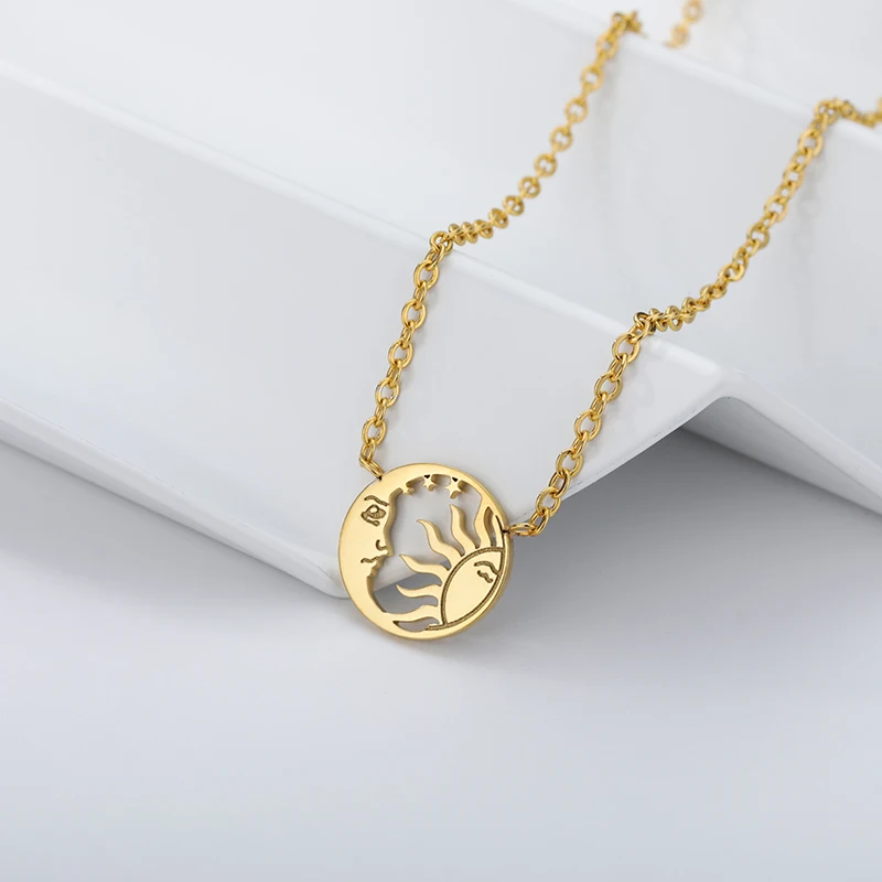 Stainless Steel Celestial Necklace