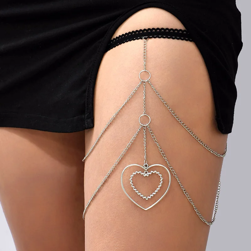 Simple Boho Multilayer Leg Chain