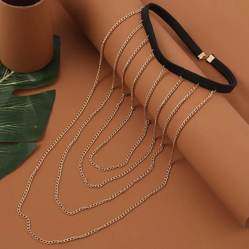 Simple Boho Multilayer Leg Chain