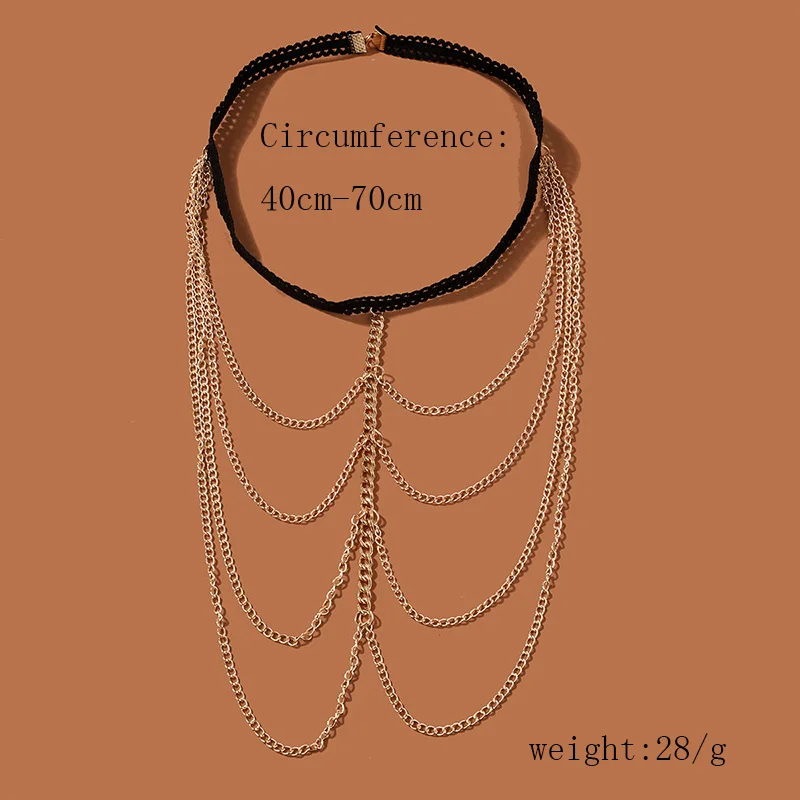 Simple Boho Multilayer Leg Chain