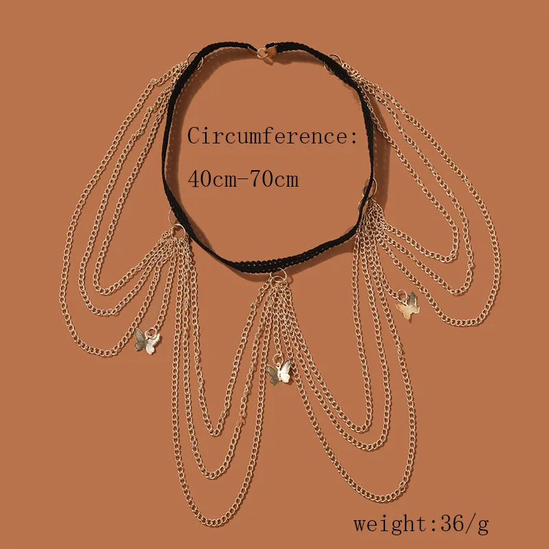Simple Boho Multilayer Leg Chain